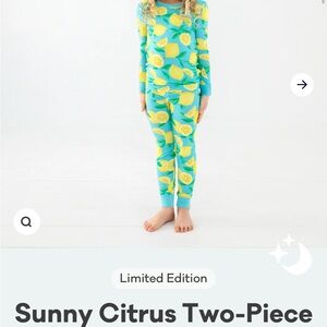 Sunny Citrus Two-Piece Pajama Set